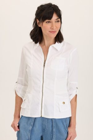 Linen Raphael Distressed Blazer