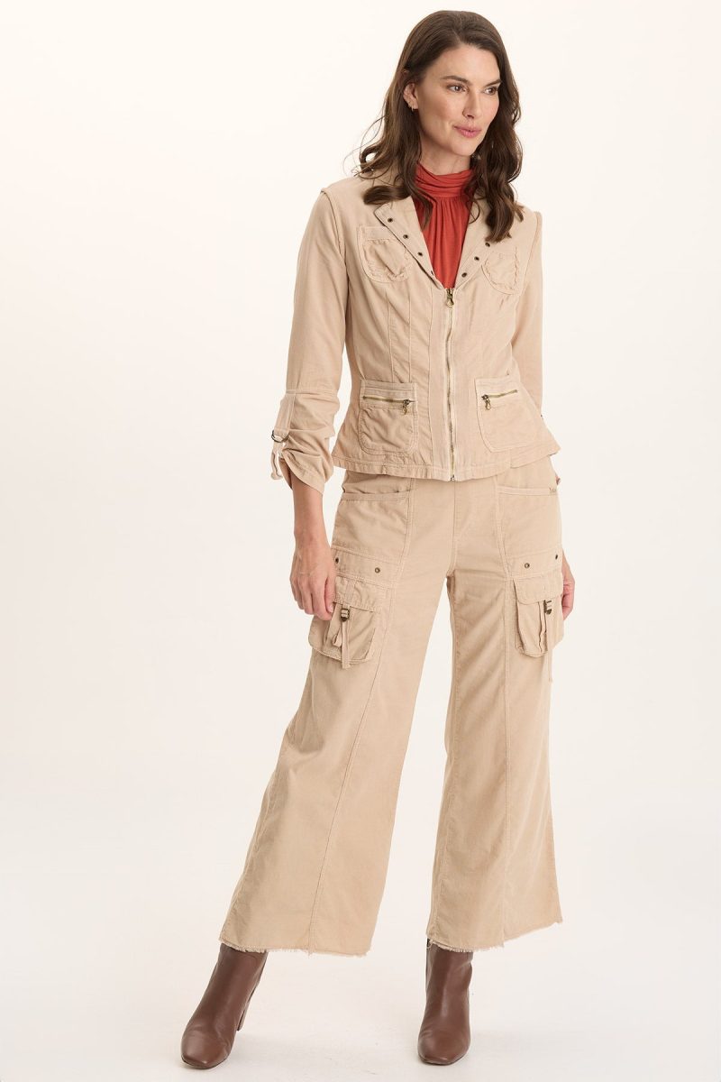 Eino Corduroy Fitted Blazer Jacket - Image 2
