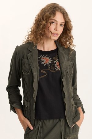Eino Corduroy Fitted Blazer Jacket
