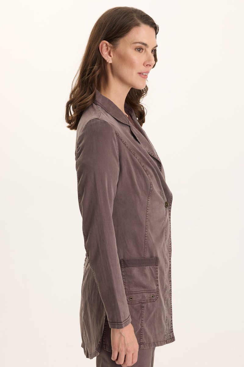 Lainey Longline Tencel Blazer - Image 3