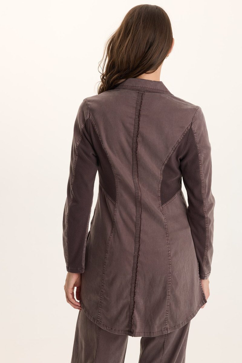 Lainey Longline Tencel Blazer - Image 4