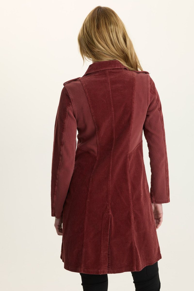 Risto Corduroy Trench Coat - Image 4