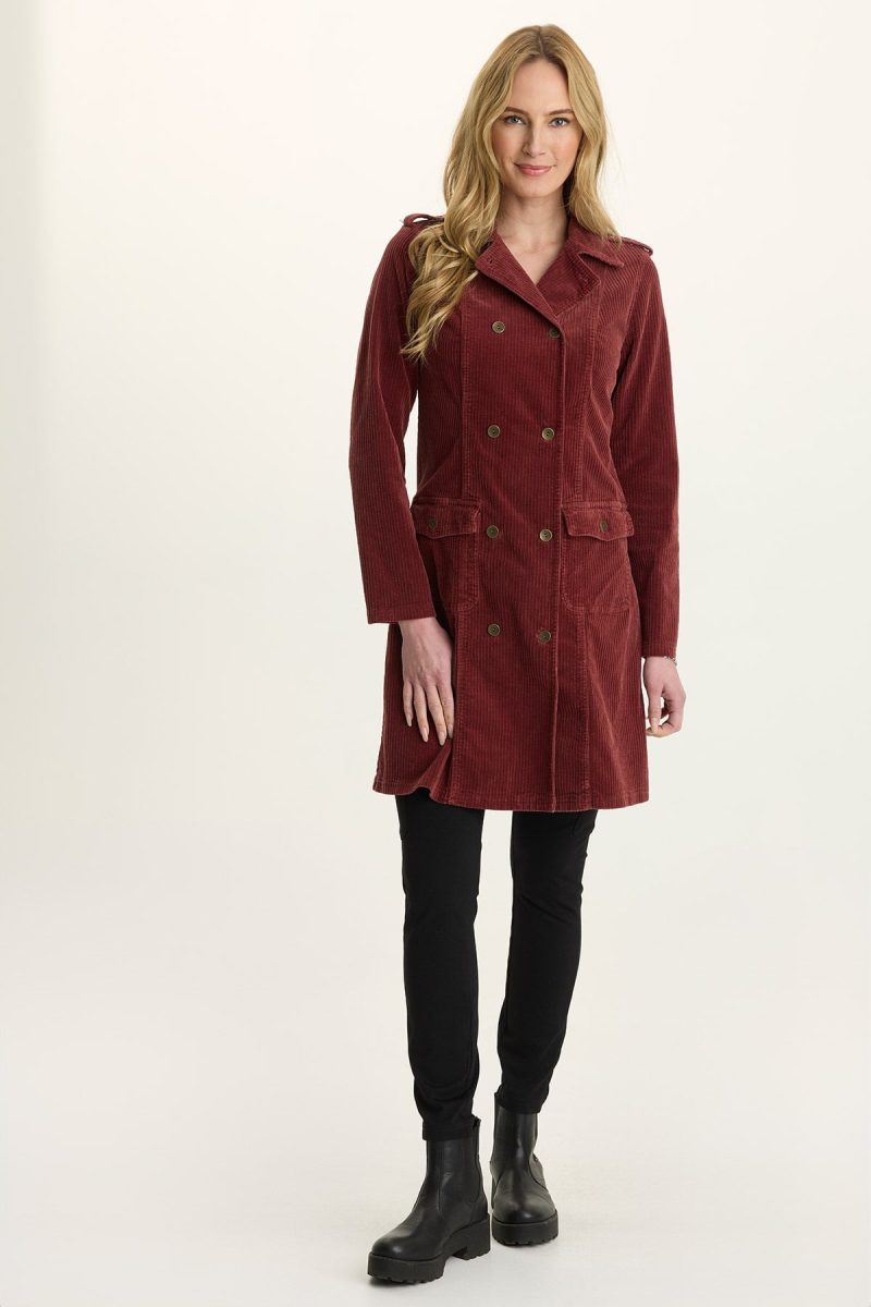 Risto Corduroy Trench Coat - Image 5